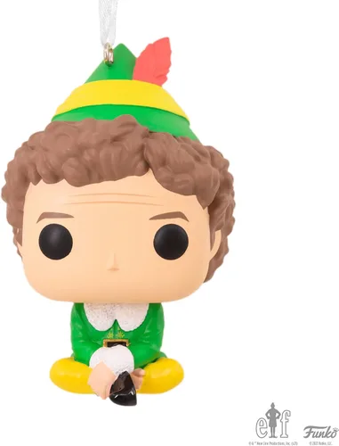 Vista 6 de Hallmark Adorno navideño de Elf Buddy The Elf Funko Pop!