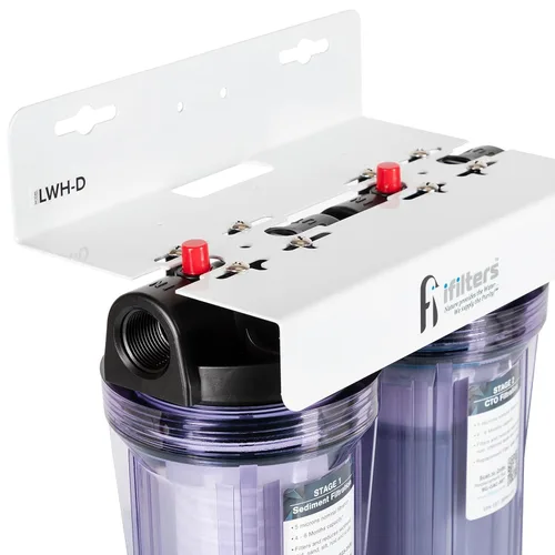 Vista 2 de Sistema de filtro de 2 etapas para toda la casa para agua de ciudad y pozo (GEN2/V2) elimina contaminantes, sedimentos, productos químicos, cloro