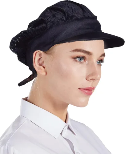 Vista 2 de Nanxson CF9061 - Gorro de chef unisex para cocina, chef, para servicio de alimentos, red para el cabello