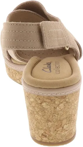 Vista 6 de Clarks Sandalias de cuña Giselle Cove para mujer