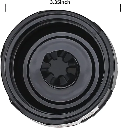 Vista 3 de Cuchilla de piezas de repuesto, compatible con accesorios de licuadora Ninja para Ninja BL660 BL770 BL740 BL771 BL773CO (6 aletas) (1)