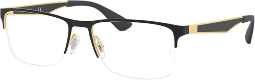 Vista 2 de Ray-Ban Unisex Rx6335 Rectangular Prescription Eyeglass Frames