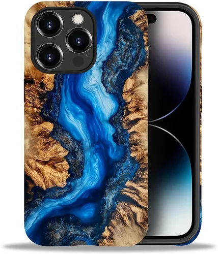 Vista 23 de DAIZAG Funda compatible con iPhone 11, hermoso color arena, patrón completo, carcasa rígida híbrida de plástico TPU + funda de protección
