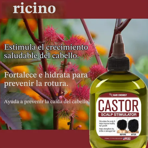 Vista 4 de Hair Chemist Pro-Growth - Estimulador de cuero cabelludo con aceite de ricino, 7.1 oz.