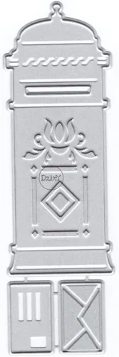 Vista 6 de DzIxY Casas Troqueles de corte de metal para kit de fabricación de tarjetas, troquelados de papel en relieve, plantillas de máquina de álbumes