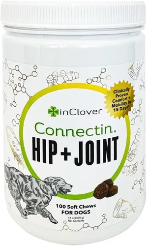 Vista 14 de InClover Connectin Suplemento natural para cadera y articulaciones para gatos con glucosamina, condroitina y ácido hialurónico, polvo