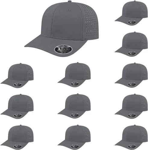 Vista 52 de Cap America i8533 Flexfit 110 Gorra Snapback Perforada de Rendimiento de Perfil Medio de 6 Paneles con Protección UV y Snapback Ajustable
