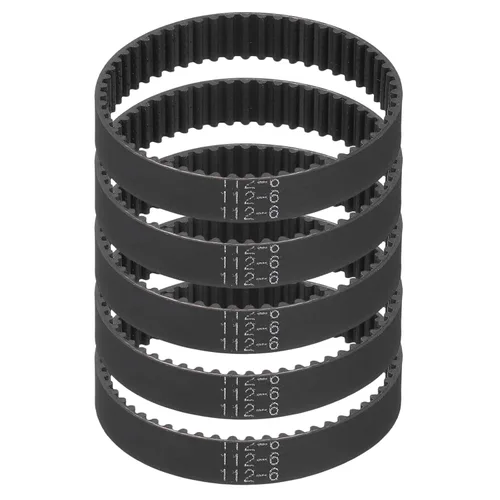 Vista 42 de MECCANIXITY 3.780 in GT-2 correa dentada, 5pcs 0.354 in ancho 0.079 in paso impresión 3D GT-2 correa dentada caucho de bucle cerrado, negro