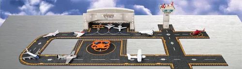 Vista 2 de Hot Wings Planes Piezas rectas de pista en museos de aviación en todo el país