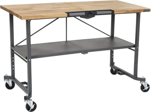 Vista 4 de COSCO SmartFold Mesa de Trabajo Portátil Bloque de Carnicero / Mesa Utilitaria Plegable