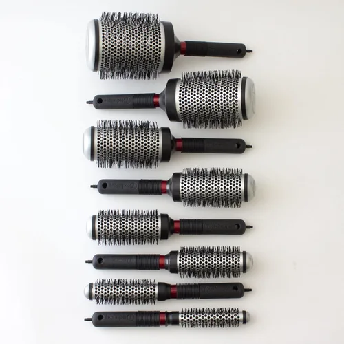 Vista 6 de Cricket Technique - Cepillo térmico para el cabello #300 de 0.75 pulgadas para secado, rizado y peinado, barril de retención de calor con cerdas
