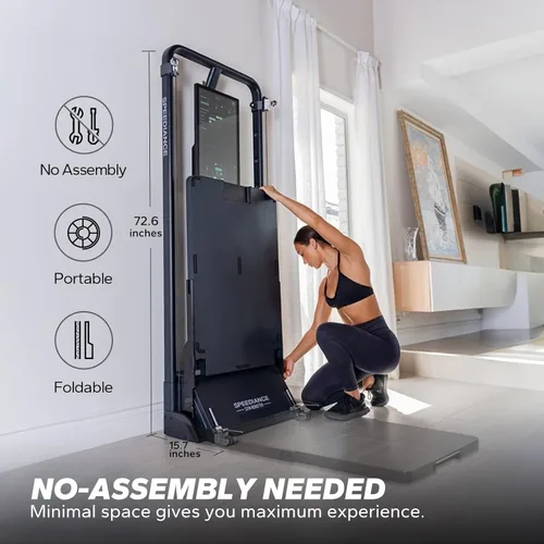 Vista 6 de Speediance Gym Monster Smart Home Gym, máquina de entrenamiento de fuerza multifuncional, estación de entrenamiento de jaula de potencia Smith