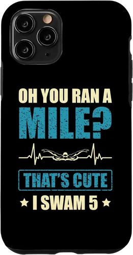 Vista 29 de Funny Swimmer I Swam 5 Hilarious Swimming Case for iPhone 16