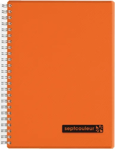 Vista 2 de Maruman Septcouleur - Cuaderno de espiral, 160 páginas, tamaño A5 Amarillo