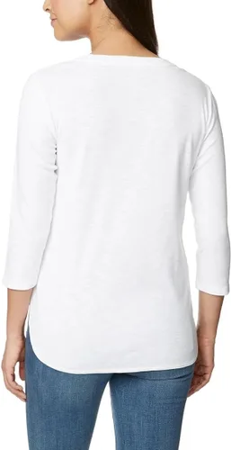 Vista 2 de KIRKLAND Signature - Camiseta de algodón para mujer