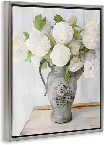Vista 3 de Stupell Industries Stellar Design Studio - Lienzo decorativo con marco flotante, gris, 17 x 21 pulgadas, fácil de colgar y resistente, fabricado