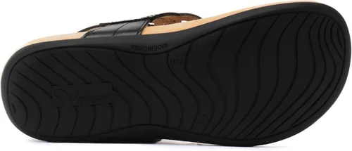 Vista 4 de Athlefit Sandalias ortopédicas para mujer, sandalias ortopédicas ajustables de verano con soporte de arco
