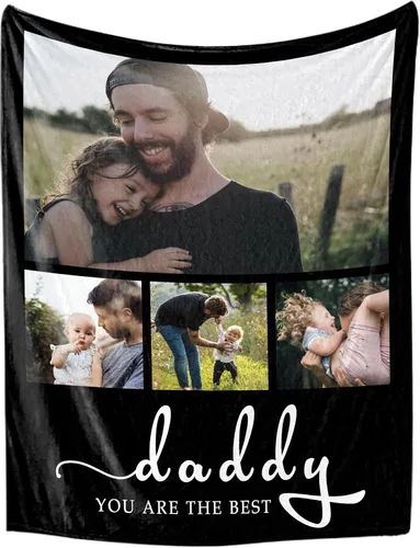 Vista 22 de Manta personalizada con foto, manta personalizada con imagen, regalos personalizados para pareja, mamá, papá, novia, novio, amigo, cumpleaños