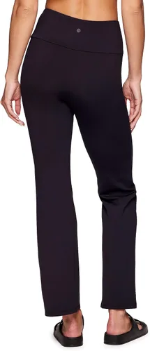 Vista 3 de RBX Active - Pantalones de yoga con corte de bota y control de abdomen para mujer