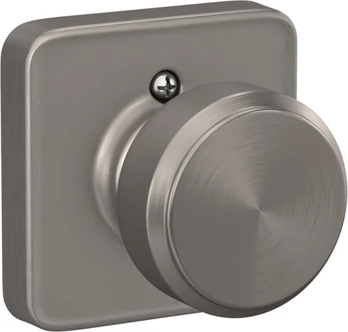 Vista 75 de SCHLAGE Pomo de bloqueo sin giro, latón antiguo (F170 ORB 609) (paquete de 2)