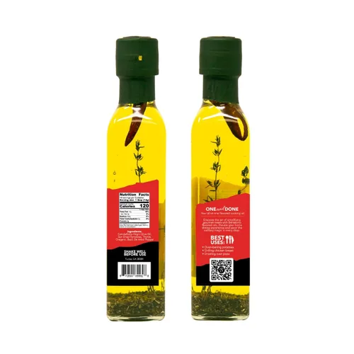 Vista 3 de Benissimo Aceite de oliva italiano, 8.45 onzas líquidas (paquete de 2) – Mezcla de aceite de oliva virgen extra con tomates secados al sol y hierbas