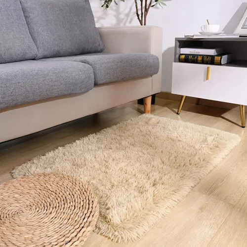 Vista 32 de DETUM Alfombra pequeña de 2 x 3 pies para dormitorio, Kicthen entrada, pasillo, lavable, antideslizante, color borgoña, alfombras de felpa