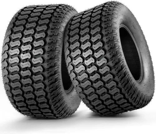 Vista 14 de MaxAuto Fox V2 - Juego de neumáticos para cortacésped (15x6.00-6), Reemplazo de neumático 15x6x6nhs para cortacésped, Tractor de jardín, Neumático