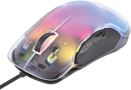 Vista 2 de Freaks and Geeks Harry Potter - Ratón para juegos con cable USB 2.0 con retroiluminación LED, multicolor