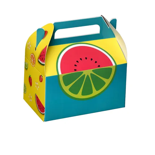 Vista 12 de Hammont Cajas de papel (10 unidades) - Cajas de galletas para regalos de fiesta, bonitos diseños, perfectas para fiestas y celebraciones, 6.25 x