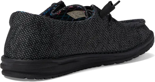 Vista 3 de Hey Dude - Mocasines Wendy de lana con cordones, para mujer, cómodos y ligeros