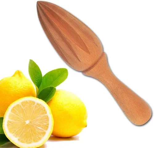 Vista 2 de Exprimidor Exprimidor Exprimidor Exprimidor de Cítricos Exprimidor Manual de Prensa de Mano Herramientas de Madera para Frutas Naranja Limón Hogar