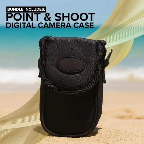 Vista 3 de Canon PowerShot SX740 HS Cámara digital (plata) 9 PC Bundle – Incluye batería de repuesto + AC/DC Rapid Home & Travel Charger + más