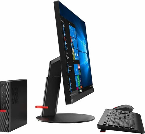 Vista 5 de Lenovo ThinkCentre M920q Tiny Desktop Intel i7-8700T Hasta 4.00GHz 32GB RAM Nuevo SSD NVMe de 1 TB integrado AX210 Wi-Fi 6E BT HDMI Dual Monitor