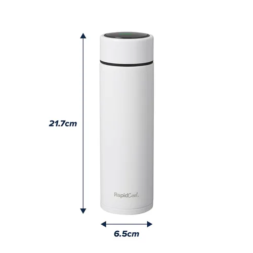 Vista 9 de Nuby RapidCool - Fabricante portátil de biberones, con dispensador de leche en polvo y tapa digital, ideal para biberones de viaje y alimentación
