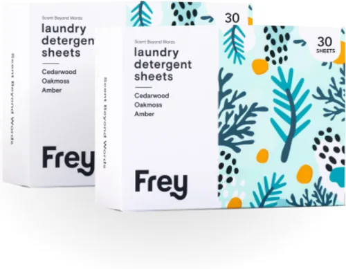 Vista 11 de FREY Hojas de detergente para ropa derivadas de plantas, 60 unidades (paquete de 2) - Tiras de detergente ecológicas sin líquido, láminas ecológicas