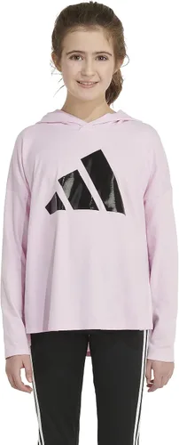Vista 3 de adidas Camiseta de manga larga con capucha para niña