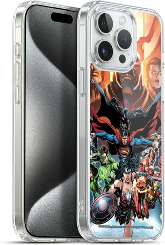 Vista 12 de Head Case Designs Funda de gel con licencia oficial de la Liga de la Justicia DC Comics #10 Darkseid War Comic Book Cover