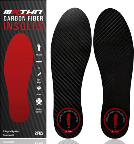 Vista 8 de Plantilla de fibra de carbono para hombres y mujeres, inserto de placa de pie de fibra de carbono, inserto de zapato de fibra de carbono