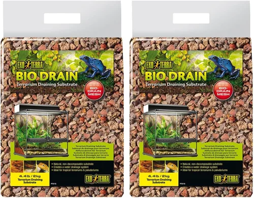 Vista 2 de Exo Terra Sustrato de terrario BioDrain para acuario, 4.4 libras