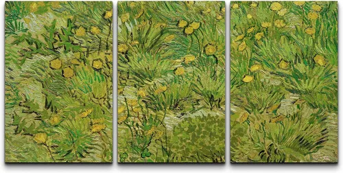 Vista 173 de wall26 Lienzo enmarcado para pared, juego de arte con flores de almendra de Vincent Van Gogh, naturaleza, ilustraciones de área silvestre, bellas