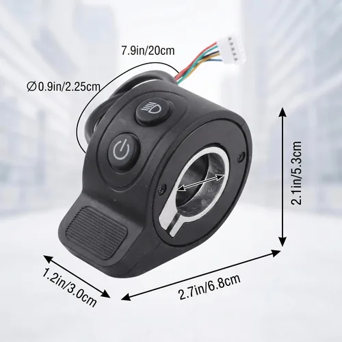 Vista 4 de RiToEasysports Interruptor integrado del acelerador del acelerador del acelerador de control de velocidad de la vespa eléctrica