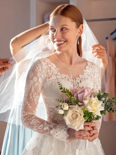 Vista 4 de Long tiantian Juego de joyas nupciales para boda, baile de graduación, collar de estrangulador de cristal brillante para novia, dama de honor, juego