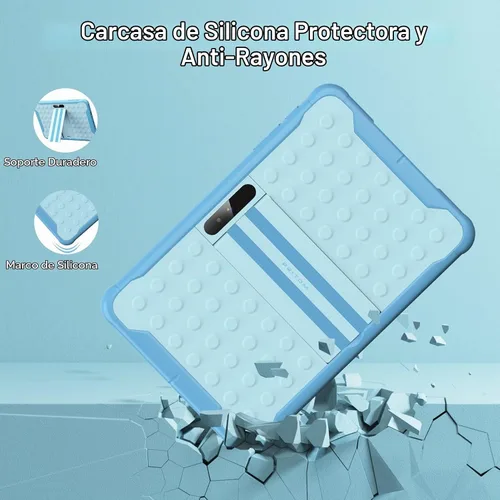Vista 3 de PRITOM Android 13, tablet infantil de 10 pulgadas, control parental, 6000 mAh, procesador de cuatro núcleos, 2 GB de RAM, 64 GB de ROM, pantalla