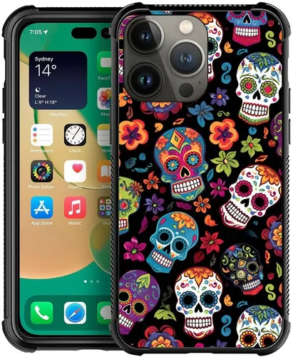 Vista 7 de Funda compatible con iPhone 8, a prueba de golpes, antiarañazos, bandera de ciervos de cola blanca de grano de madera estadounidense