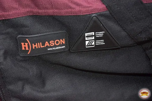 Vista 7 de HILASON Manta de Caballo de Poly Impermeable de Invierno 1200D con Envolvente de Vientre Mantas de Exterior para Caballos Vino