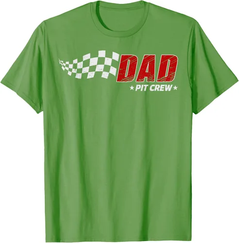 Vista 19 de Dad Pit Crew Race Car Birthday Family Matching Pit Crew Camiseta Pit Crew