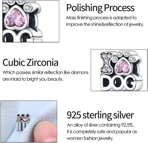 Vista 126 de KUNSIR Los abalorios se adaptan a pulseras Pandora para mujer, plata de ley 925, cuentas colgantes de joyería para niñas, dijes de feliz cumpleaños