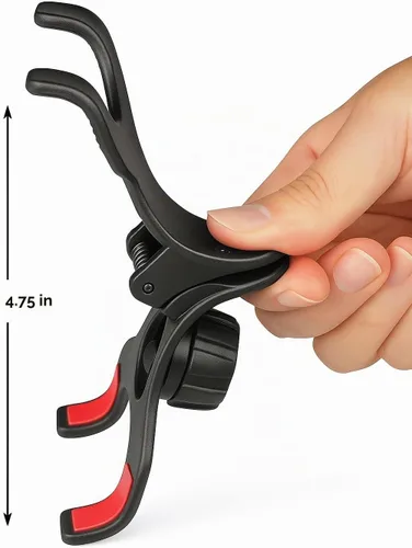 Vista 5 de AGOZ Soporte para teléfono celular, soporte de cuello de cisne, clip de abrazadera flexible para escritorio de oficina, cama, iPhone 17 Pro Max