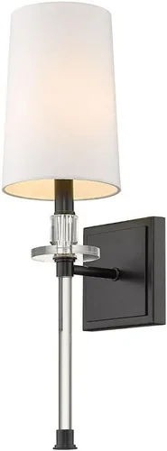Vista 7 de Z-Lite 1 aplique de pared ligero 803-1S-MB
