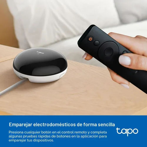Vista 9 de Tapo Smart IR & IoT Hub con timbre, certificado Matter, H110, control remoto universal